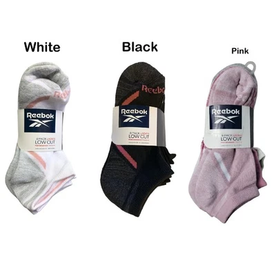 Reebok Ladies Soft Stretch Low Cut Performance Training Socks, 8 Pack - Image 1 of 3