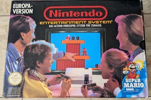 NINTENDO NES - OVP SPIELKONSOLE 2 CONTROLLER Super Mario Bros konsole - Bild 1 von 18