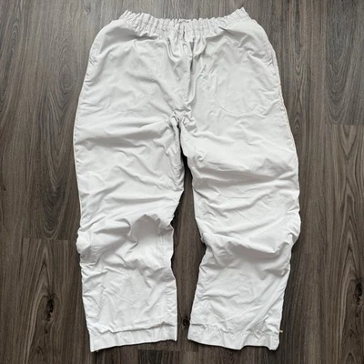 Pantalones deportivos holgados grises forrados de poliéster bordados Y2K Sean John XXL para hombre Foto 1 de 4