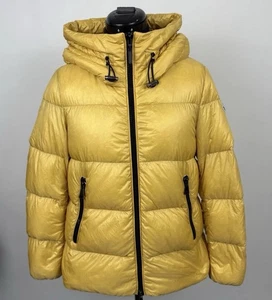 Moncler Seritte Woman’s Jacket Size 0 1 2 S M 19”ptp Coat  Authentic Yellow - Picture 1 of 16