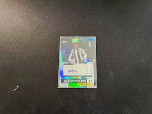 2024-25 Topps Juventus Team Set Soccer Auto Blue #BA-WM Weston McKennie 161/250 - Bild 1 von 2