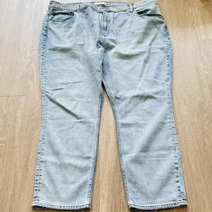 Abercrombie & Fitch Curve Love Jeans Women 43 /22 short Ultra High Rise Straight - Picture 1 of 22