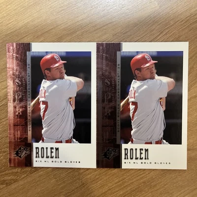 2006 SPx Upper Deck - Scott Rolen #87  Lotx2 - St. Louis Cardinals HOF - Image 1 of 2