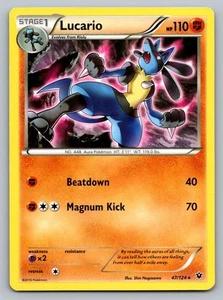 Pokemon TCG Fates Collide Lucario #47 - Picture 1 of 2