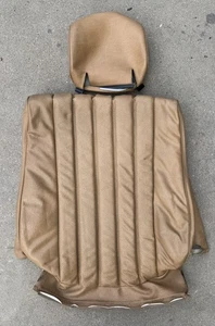 Cubierta de asiento superior delantera 81-83 Mercedes W123 OEM Palomino MB-TEX COMO NUEVA 300D 300TD - Imagen 1 de 3