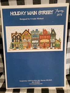 Imaginating Holiday Main Street Counted Cross Stitch Pattern #2571/2900 - Picture 1 of 4