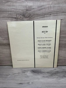 German Baroque Violin Concertos MHS 789 Vinyl LP Record Fast Free Shipping - Imagen 1 de 4