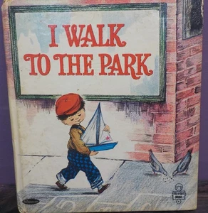I WALK TO THE PARK BY MARJORY SCHWALJE TELL A TALE BOOK 1966 - Picture 1 of 5