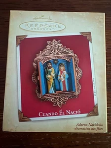 Hallmark Andenken Ornament Cuando El Nacio Adorno Navideno, 2004, neu in Box - Bild 1 von 2