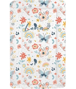 Butterfly Dreams Personalised Baby Changing Mat Padded, Wipe Clean Nursery - Picture 1 of 1