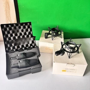 Dual AKG C3000 Condenser Microphones Boxed + Audio-technica AT8441 Grips Boxed - Picture 1 of 9
