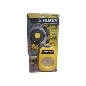BRAND NEW Husky Magtite Magnetic Tape Measure Holster Yellow Belt Clip - Picture 1 of 4