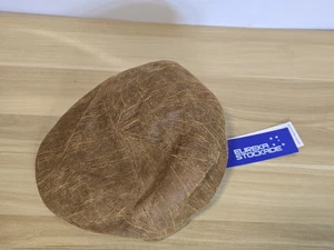 Cappello in pelle, Eureka Stockade nuovo con etichette taglia grande marrone berretto piatto (EH040) - Foto 1 di 12