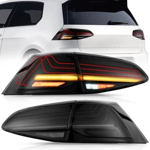 VLAND Latest Style LED Tail Lights For 2014-2016 Volkswagen Golf7 MK7 w/Start-up - Picture 1 of 11