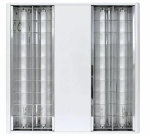 RITOS Rasteraufbauleuchte ProfiLine 4x18W, Weiß/alu - Bild 1 von 1