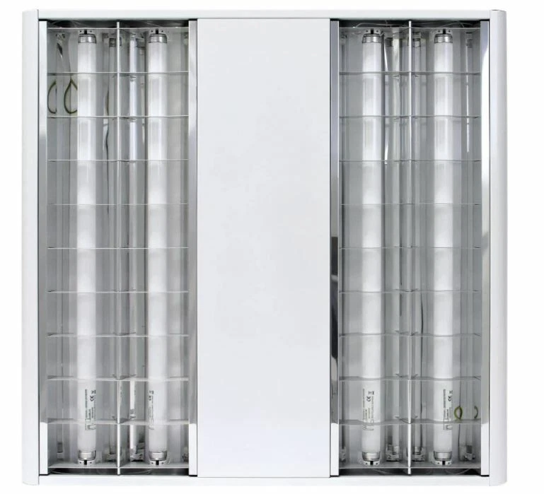 RITOS Rasteraufbauleuchte ProfiLine 4x18W, Weiß/alu - Bild 1 von 1