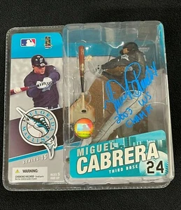 Miguel Cabrera Signed & Inscribed Florida Marlins McFarlane Figure JSA COA - Picture 1 of 3