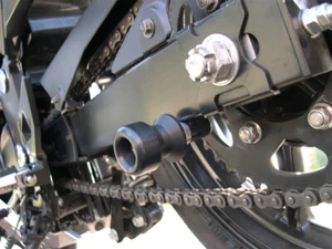 Yamaha FZ8 2011-2013 Shogun Standard Black Swing Arm Spools - Picture 1 of 1