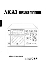 Service Manual-Anleitung für Akai UC-F5 