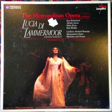 Lucia Di Lammermoor Metropolitian Opera Boxset Laserdisc Buy 6 for free shipping