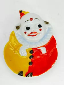 Payaso Baratija Plato Cenicero Cerámica Años 30 Porcelana Japón Frente Bindi - Imagen 1 de 7