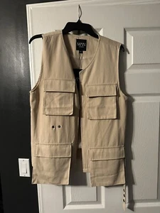 Khaki boohooMAN Vest - Picture 1 of 3
