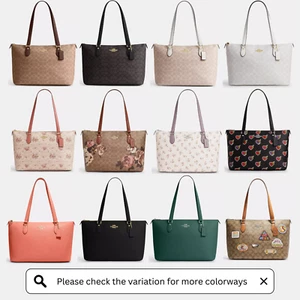 COACH Women's Gallery Large Tote Bag - Picture 1 of 158