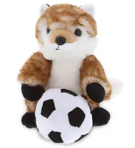 PLUSH SOCCER BALL - SUPER SOFT PLUSH - FOX - Picture 1 of 6