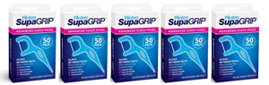 PIKSTERS - SupaGRIP Flosser / Toothpick 5X 50 PACK 250 Advanced Floss Picks - Picture 1 of 4