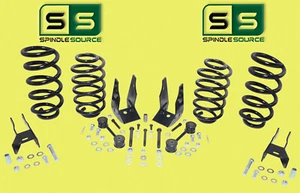 3" 5" DROP FR/RR COILS RR BRACKET EXTEN SHOCKS AIRRODS FOR 07-14 Chevy GMC SUV - Picture 1 of 1