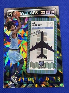 Aros de baloncesto Ja Morant 2021-22 #14 voladores frecuentes verde hielo agrietado SP - Imagen 1 de 2