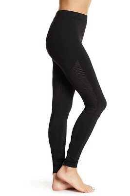 HUE U17536 黑色摩托网眼活动弹力打底裤,S - 44 美元 — 第 1/2 张图片