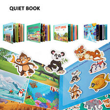 Quiet Busy Book Kids Montessori Toys for Toddler Early Educational Learning Toys