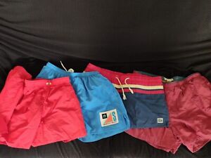 Lot of 4 VTG 80's Men's Swimshorts Banana RepublcSideout Sport and Ocean Pacific