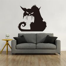 Halloween Funny Cats Vinyl Art Wall Stickers Home Decor Removable Decals Cartoon