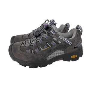 KEEN Alamosa Hiking Trail Boots Boys Size 12 Gray Waterproof Bungee Closure - Picture 1 of 8