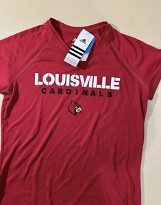 Camicia Louisville Cardinals Basketball NCAA donna Activewear Adidas CLIMALITE S - Foto 1 di 3