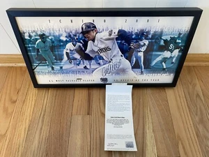 Ichiro Suzuki UDA Upper Deck Signed Autograph 12x24 Framed Photo Collage 34/151 - Picture 1 of 5
