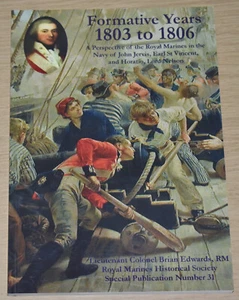 ROYAL MARINES 1803-1806 British Navy Napoleonic Wars History Nelson Trafalgar - Imagen 1 de 1