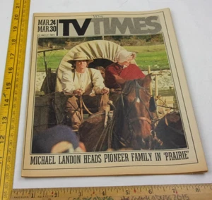 Little House on the Prairie 1974 local TV times guide mag Rockford Files McCloud - Picture 1 of 6