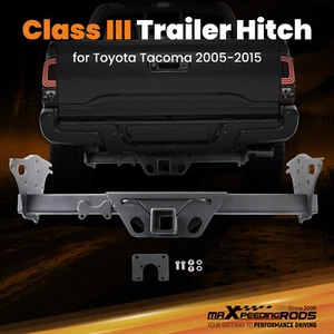 2-in Class III Trailer Hitch Receiver Bumper Tow for Toyota Tacoma 2nd Gen 05-15 - Picture 1 of 17