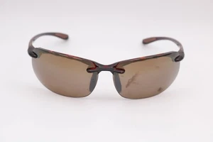 Maui Jim Banyans Brown Rectangle Spot On Lens Mj412-10 Polarized Sunglasses 70-1 - Picture 1 of 6