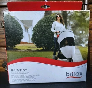 Cubierta Britax B-Lively Sun & Bug (delantera y laterales) - gris y negra - Imagen 1 de 3