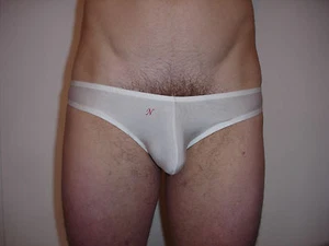 Lot de 2 Slip Pocket Blanc NEOFAN tour de taille 60-85 cm unique sexy Ref 1105 - Picture 1 of 3