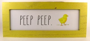 Rae Dunn "Peep Peep" gelbes Standgestell mit Babyküken - Bild 1 von 1