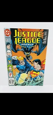 Justice League America Comic 66 portada primera impresión 1992 Dan Jurgens DC Foto 1 de 4
