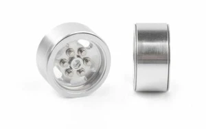Slot Mag 0.7" Wheels Z-W0347 RC4WD Micro TF2 1/24 Pin Mount 24th SILVER Wheel - Picture 1 of 6