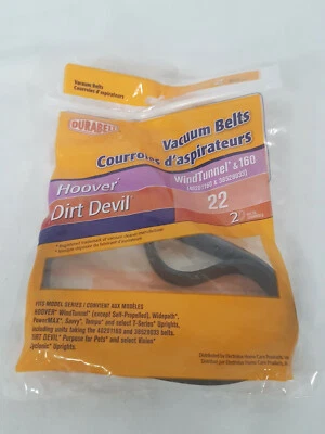 DURABELT 69644 Cinturones de vacío para Hoover 160 Windtunnel Dirt Devil 22 NUEVO 2 correas Foto 1 de 2