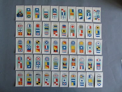 International Tobacco Set of 50 International Code of Signal 1934 - Very Good - Image 1 of 4
