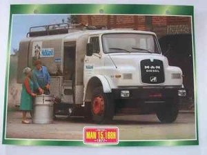 STECKERKARTE LKW-TRÄGER MAN 15.168H 1977 - Bild 1 von 1